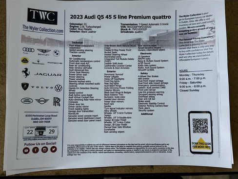 Used 2023 Audi Q5 2.0T Premium Plus w/ Premium Plus Package AWD/4WD image 48