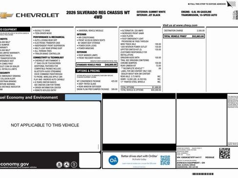 New 2026 Chevrolet Silverado 3500 W/T w/ WT Convenience Package AWD/4WD image 4