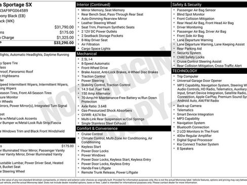 Used 2023 Kia Sportage SX FWD image 4