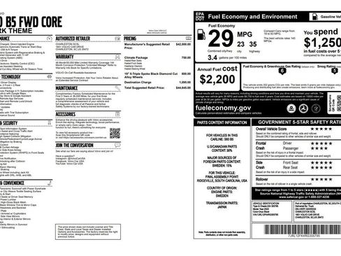 Used 2024 Volvo S60 B5 Core image 3