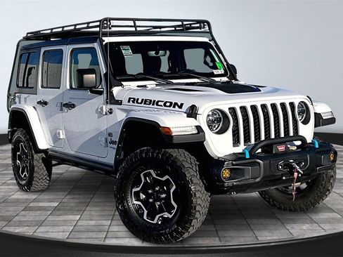 Used 2021 Jeep Wrangler Unlimited Rubicon 4xe w/ Steel Bumper Group image 2