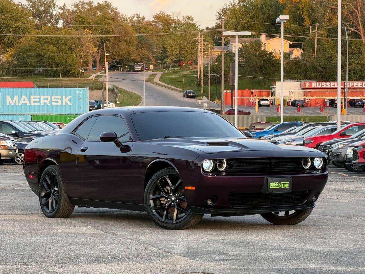Used 2022 Dodge Challenger SXT w/ Blacktop Package RWD image 1