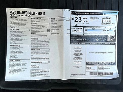 New 2026 Volvo XC90 B6 Plus w/ Protection Package Premier image 25