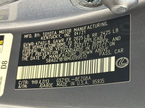 Certified 2021 Lexus ES 350 w/ Premium Package FWD image 29