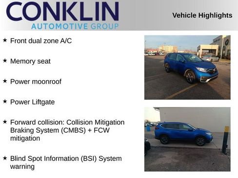 Used 2021 Honda CR-V EX-L image 2