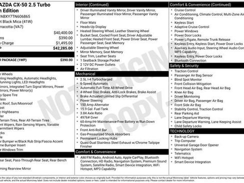 Used 2026 MAZDA CX-50 Meridian Edition w/ Weather Package AWD/4WD image 5