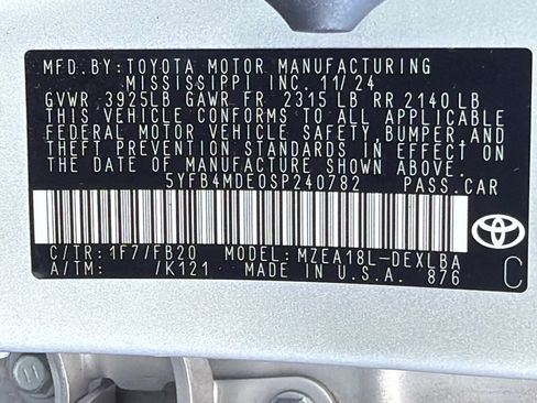 Used 2025 Toyota Corolla LE FWD image 35