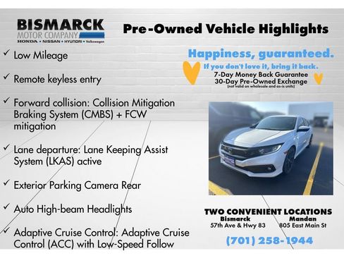 Used 2020 Honda Civic Sport image 6