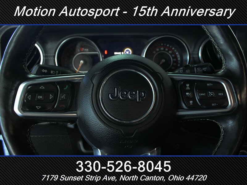 Used 2019 Jeep Wrangler Unlimited Sahara w/ Advanced Safety Group AWD/4WD image 14