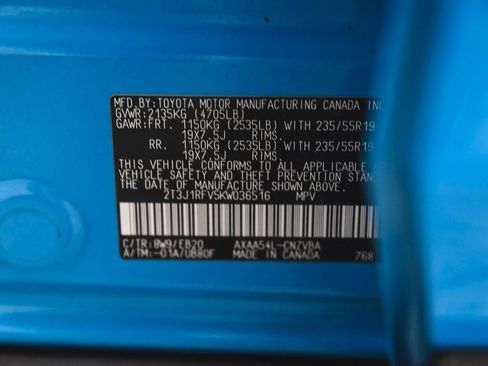 Used 2019 Toyota RAV4 Adventure w/ Advanced Technology Package image 12