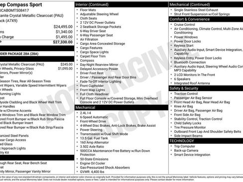 Used 2021 Jeep Compass Sport image 12