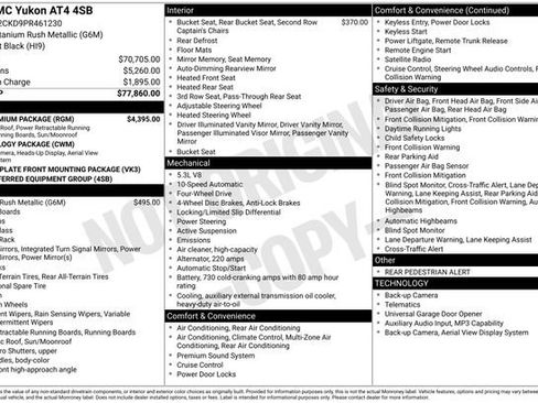 Used 2023 GMC Yukon AT4 w/ AT4 Premium Package AWD/4WD image 3
