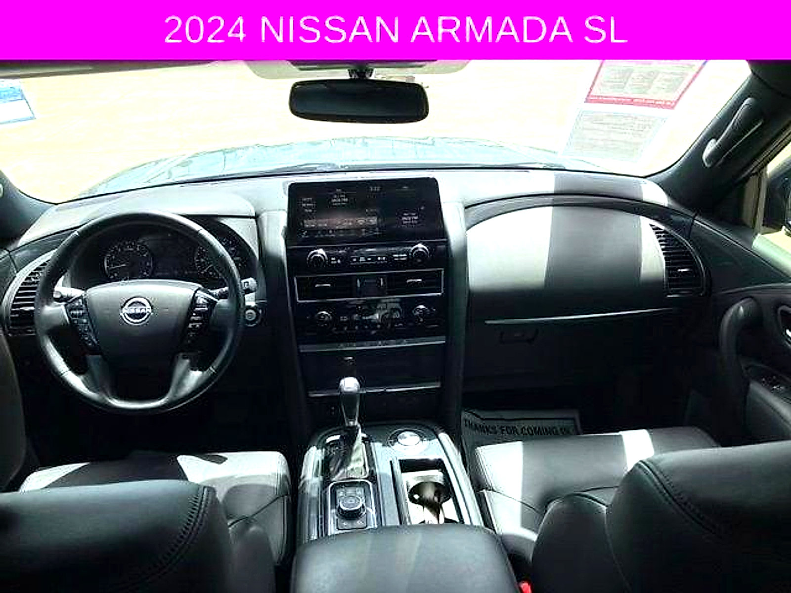 Used 2024 Nissan Armada SL w/ Midnight Edition Package RWD image 23