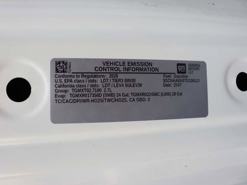 Used 2026 Chevrolet Silverado 1500 W/T image 7