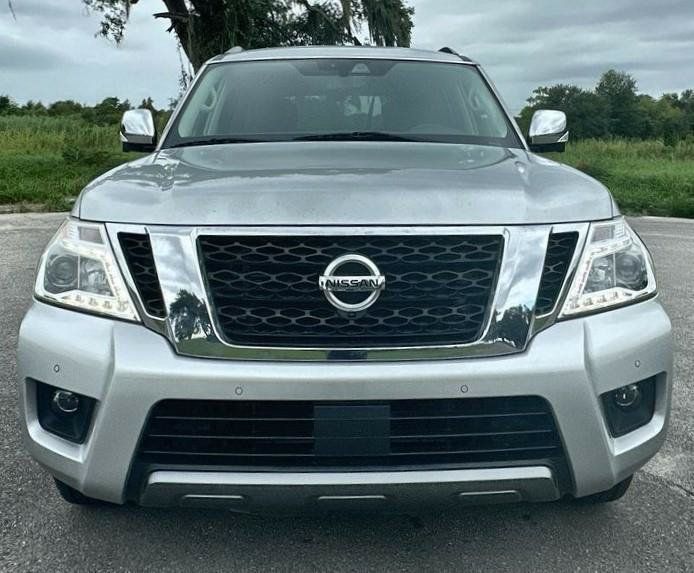 Used 2020 Nissan Armada Platinum w/ Captain's Chairs Package RWD image 2