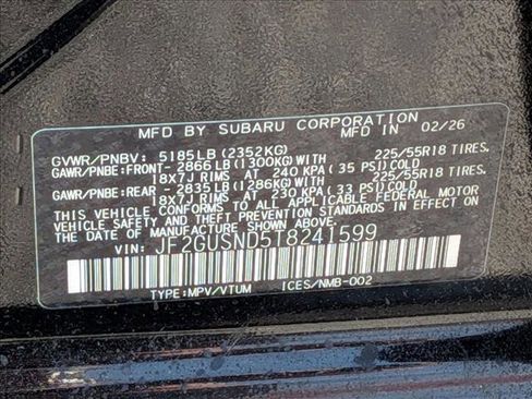 New 2026 Subaru Crosstrek 2.5i Limited image 18