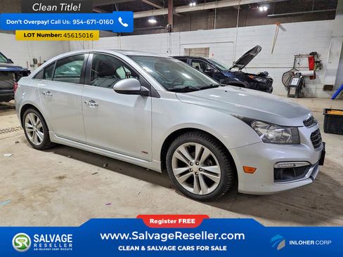 Used 2015 Chevrolet Cruze LTZ w/ Sun, Sound and Sport Package image 5