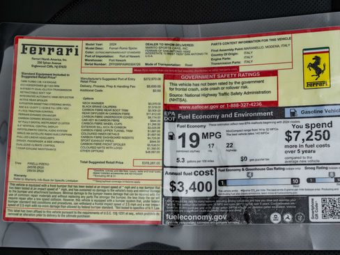 Certified 2024 Ferrari Roma Spider RWD image 8