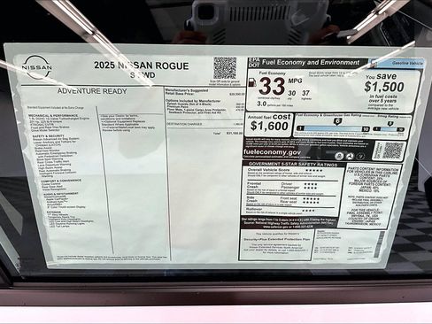 New 2025 Nissan Rogue S image 69