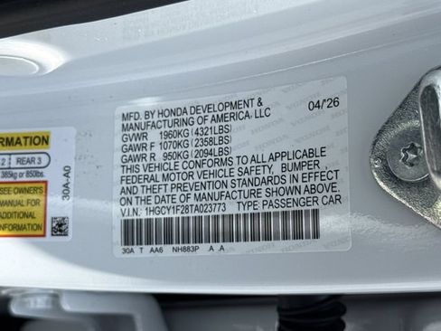 New 2026 Honda Accord LX image 40