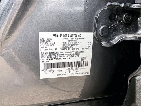 Used 2022 Ford Explorer Limited RWD image 34
