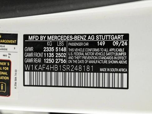 Certified 2025 Mercedes-Benz C 300 4MATIC Sedan image 26