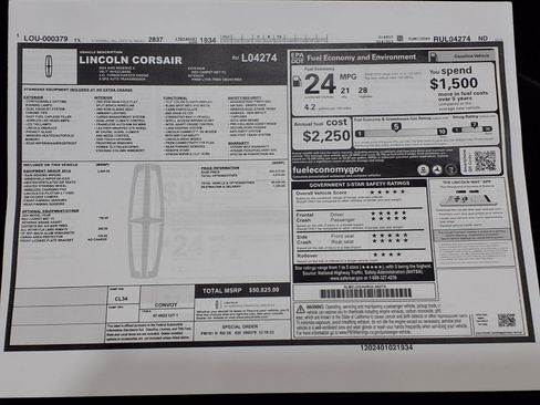 Used 2024 Lincoln Corsair Reserve w/ Equipment Group 201A AWD/4WD image 21