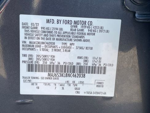 Used 2022 Ford EcoSport Titanium AWD/4WD image 30