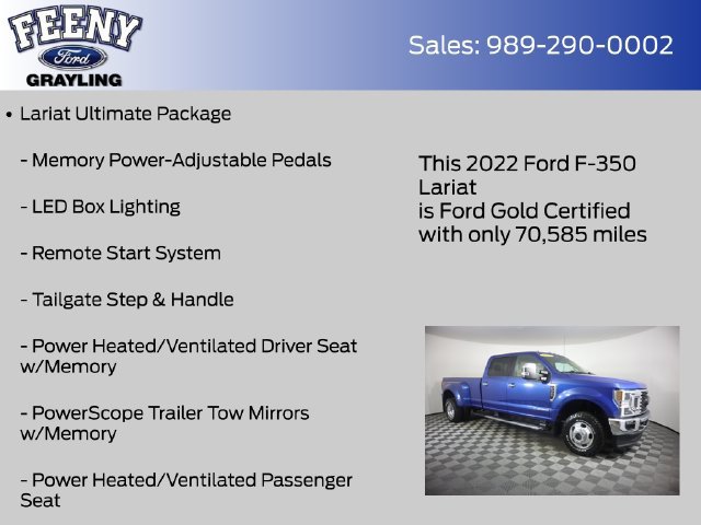 Certified 2022 Ford F350 Lariat w/ Lariat Ultimate Package AWD/4WD image 20