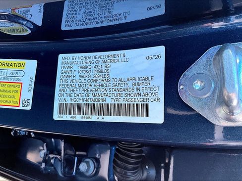 New 2026 Honda Accord SE image 19
