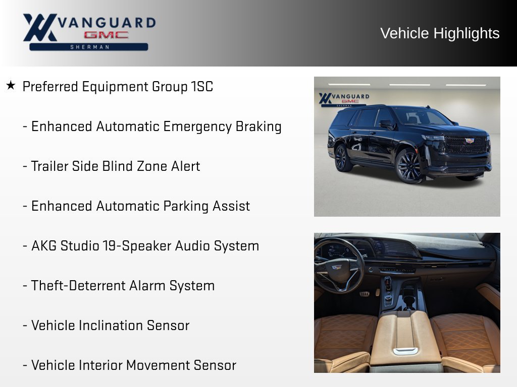 Used 2023 Cadillac Escalade ESV Sport w/ Touring Package RWD image 16
