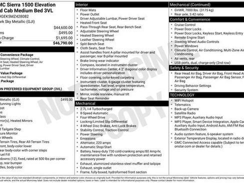 Used 2021 GMC Sierra 1500 Elevation AWD/4WD image 5