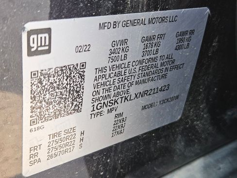 Used 2022 Chevrolet Tahoe High Country AWD/4WD image 35