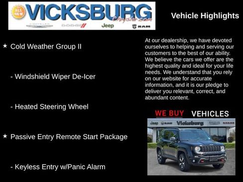 Used 2019 Jeep Renegade Trailhawk w/ Cold Weather Group II AWD/4WD image 25
