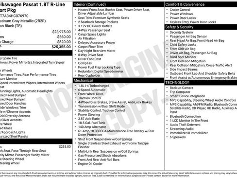 Used 2017 Volkswagen Passat 1.8T R-Line FWD image 3