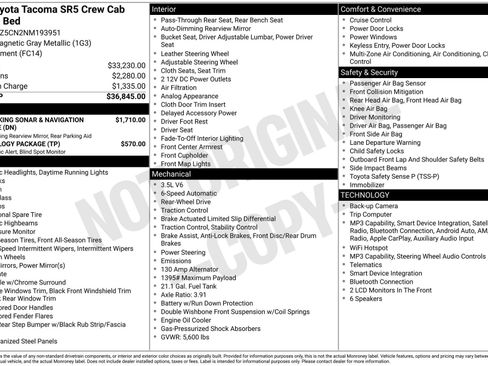 Used 2022 Toyota Tacoma SR5 RWD image 46