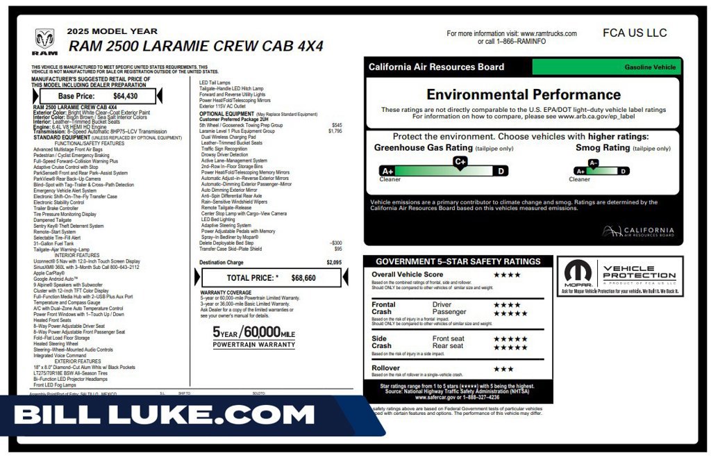 Used 2025 RAM 2500 Laramie AWD/4WD image 1
