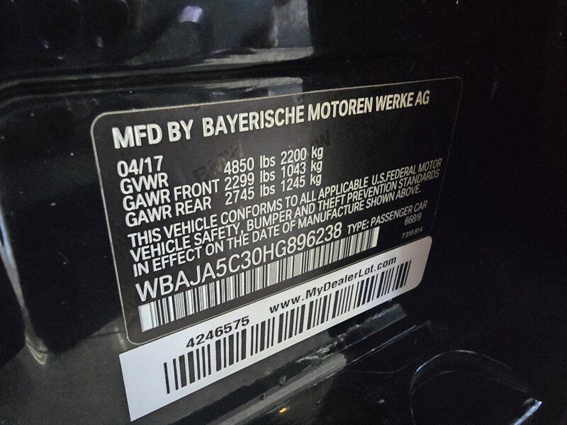Used 2017 BMW 530i RWD image 33