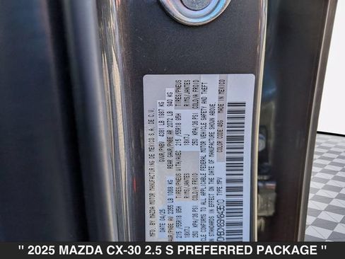 Certified 2025 MAZDA CX-30 AWD 2.5 S w/ Preferred Package image 37