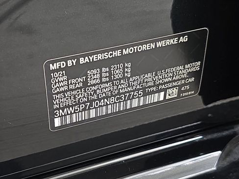 Used 2022 BMW 330e w/ Driving Assistance Package RWD image 33