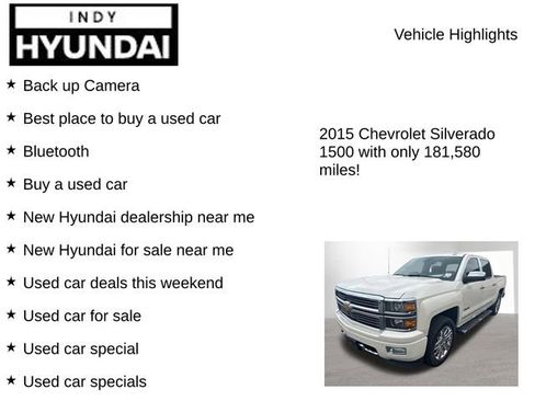 Used 2015 Chevrolet Silverado 1500 High Country w/ High Country Premium Package image 8