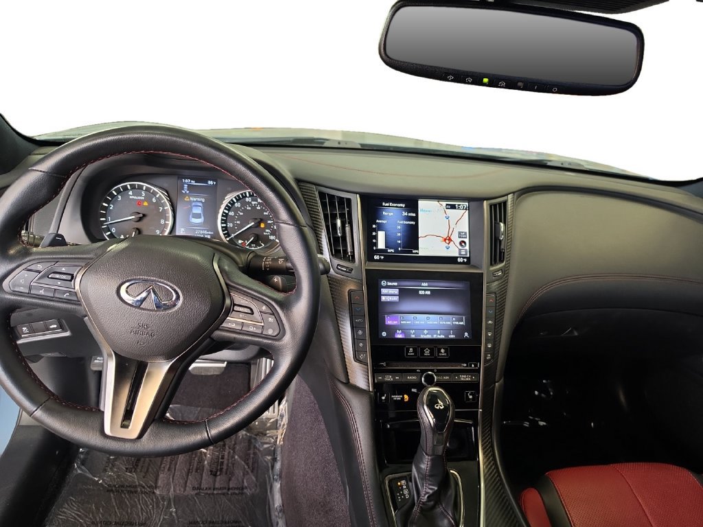 Used 2021 INFINITI Q60 Red Sport 400 w/ Carbon Fiber Package RWD image 10