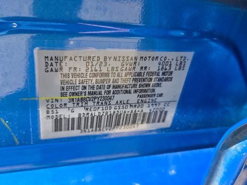 Used 2023 Nissan Sentra SV w/ Trunk Package FWD image 19