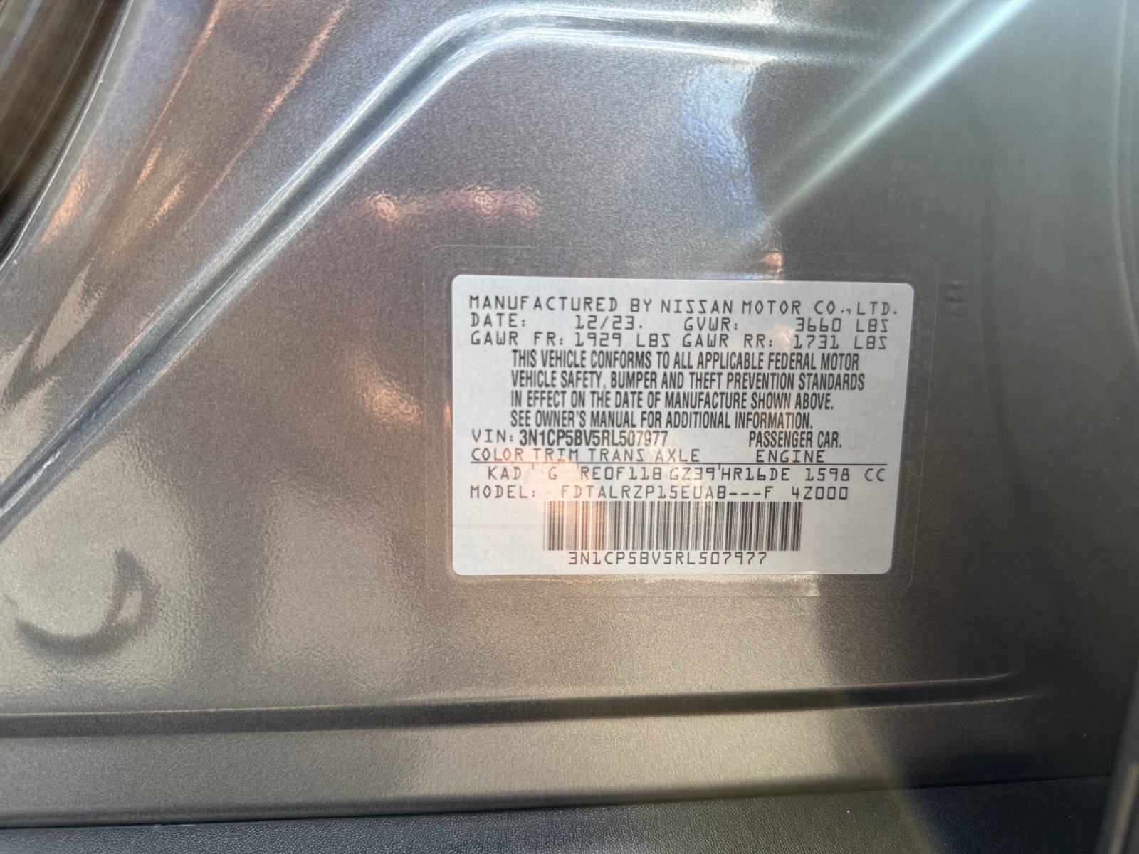 Used 2024 Nissan Kicks S FWD image 33