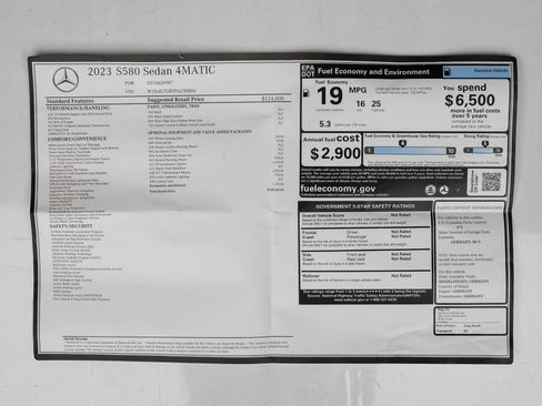 Used 2023 Mercedes-Benz S 580 4MATIC Sedan image 77