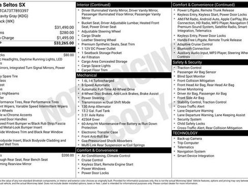 New 2026 Kia Seltos SX image 4