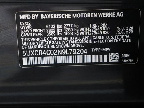 Used 2022 BMW X5 sDrive40i w/ Premium Package RWD image 46
