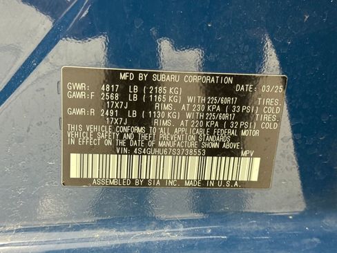 Certified 2025 Subaru Crosstrek 2.5i Wilderness image 27