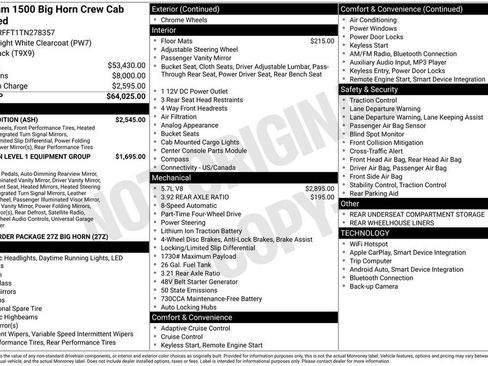 New 2026 RAM 1500 Big Horn w/ Night Edition AWD/4WD image 25