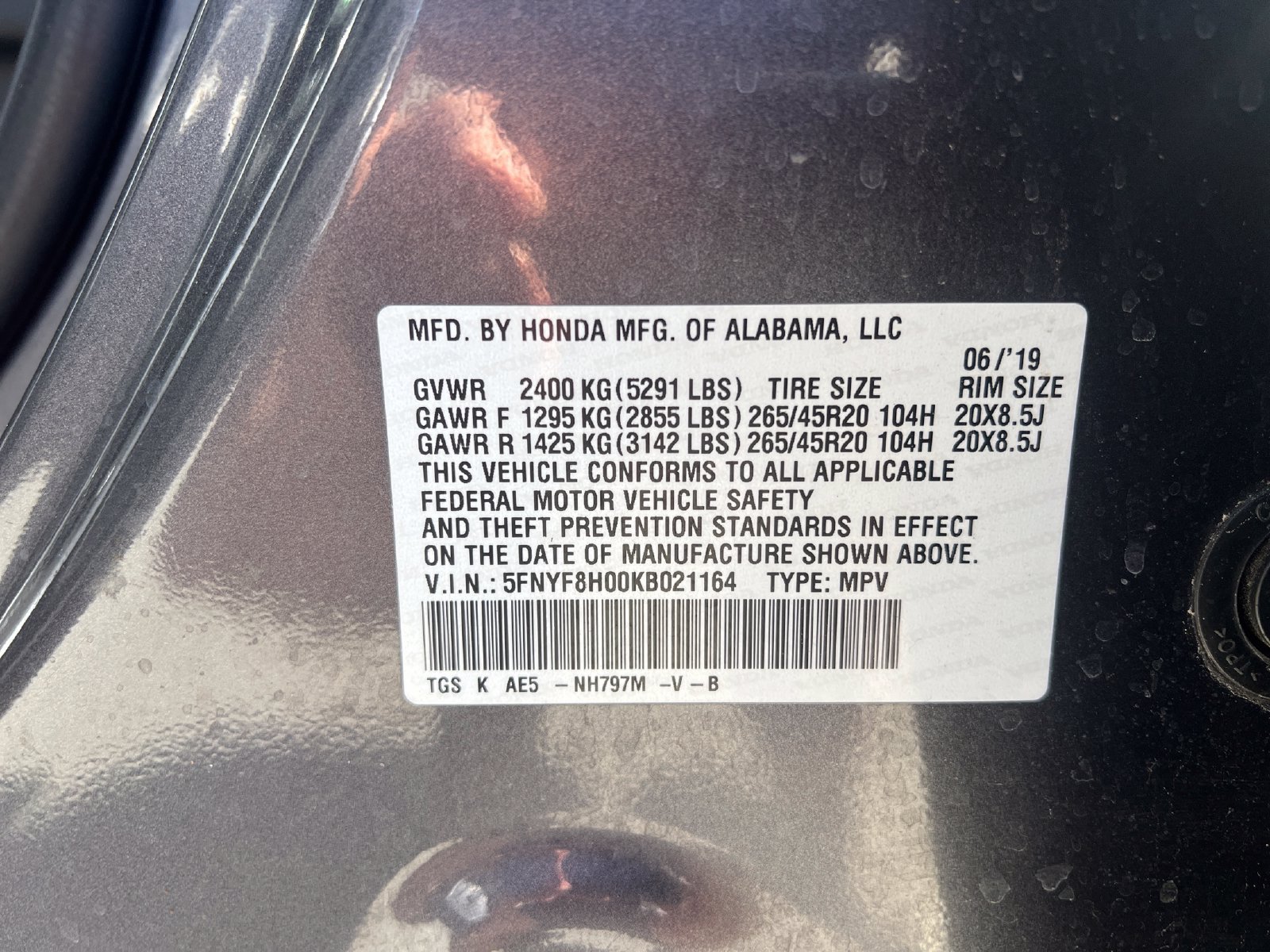 Used 2019 Honda Passport Elite image 29
